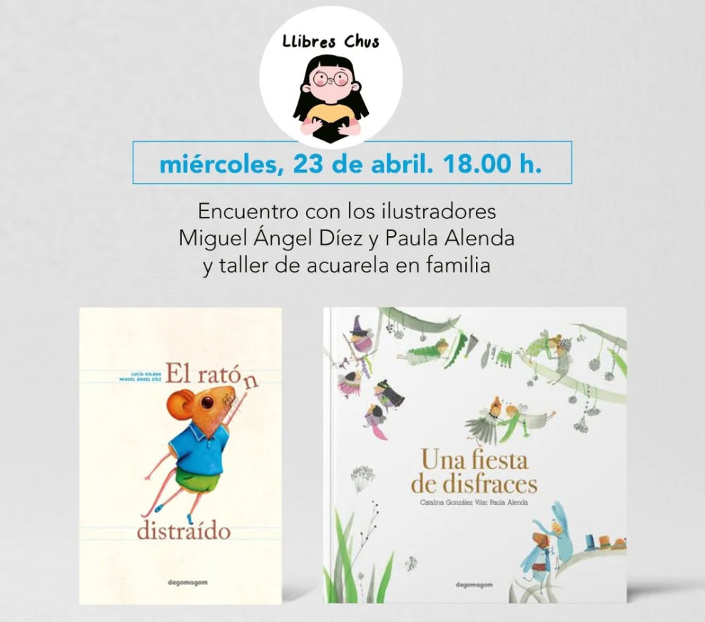Encuentro y taller de acuarela en Llibres Chus